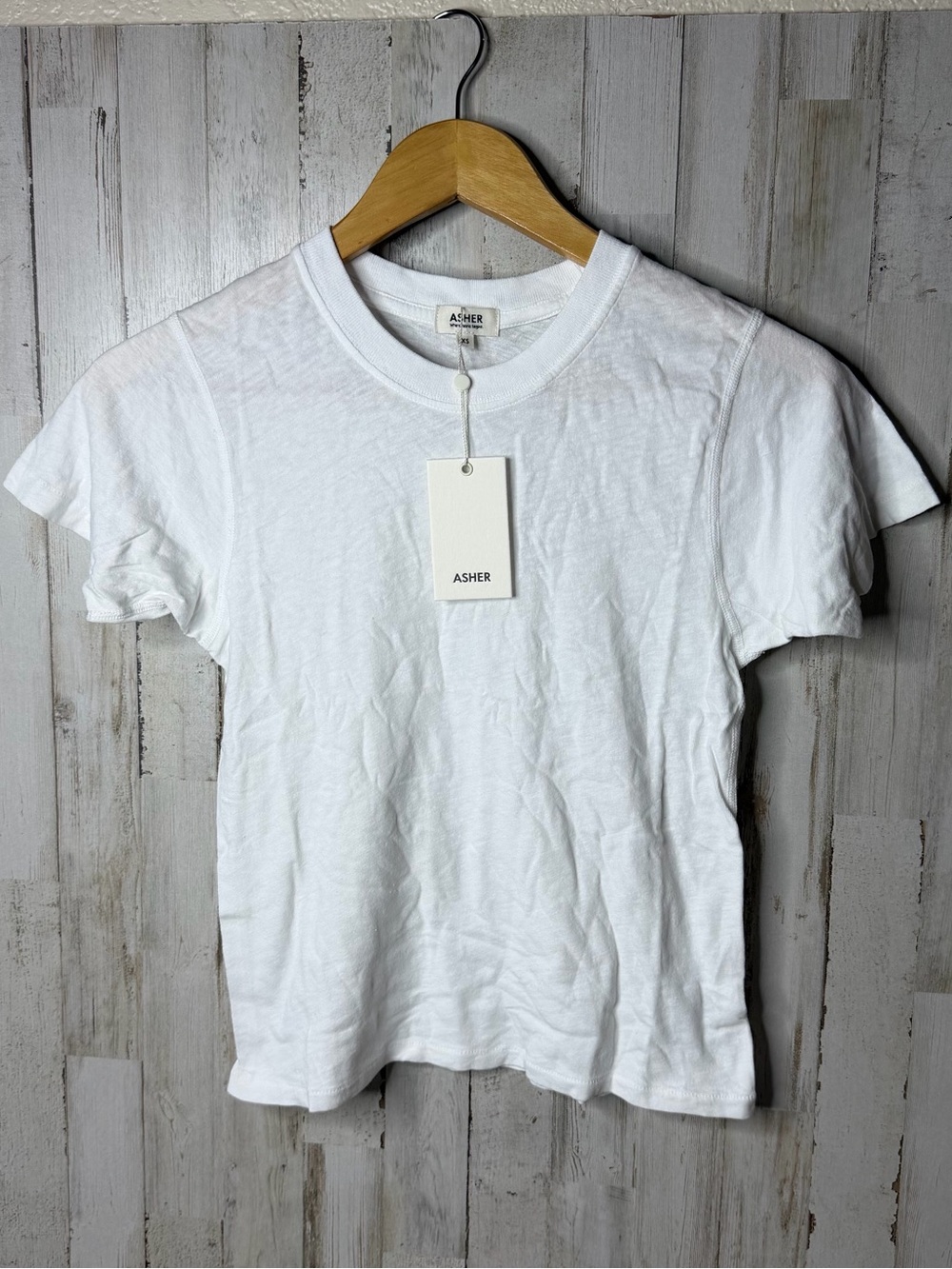 Asher Women's Vintage Tee in White